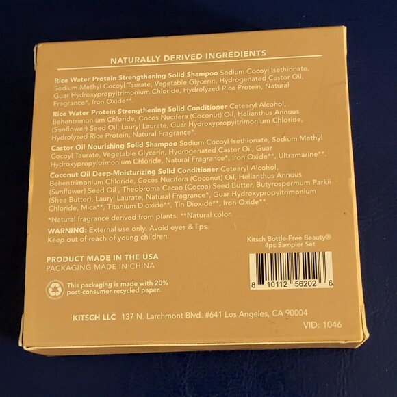 Kitsch Shampoo & Conditioner Solid bar sampler - Picture 5 of 8